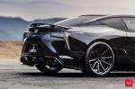 Lexus LC500 Obsidian on Vossen Wheels (HF-3) 2019 года